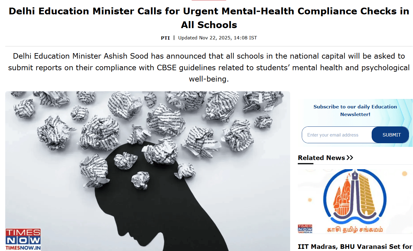 School Mental Health Situation